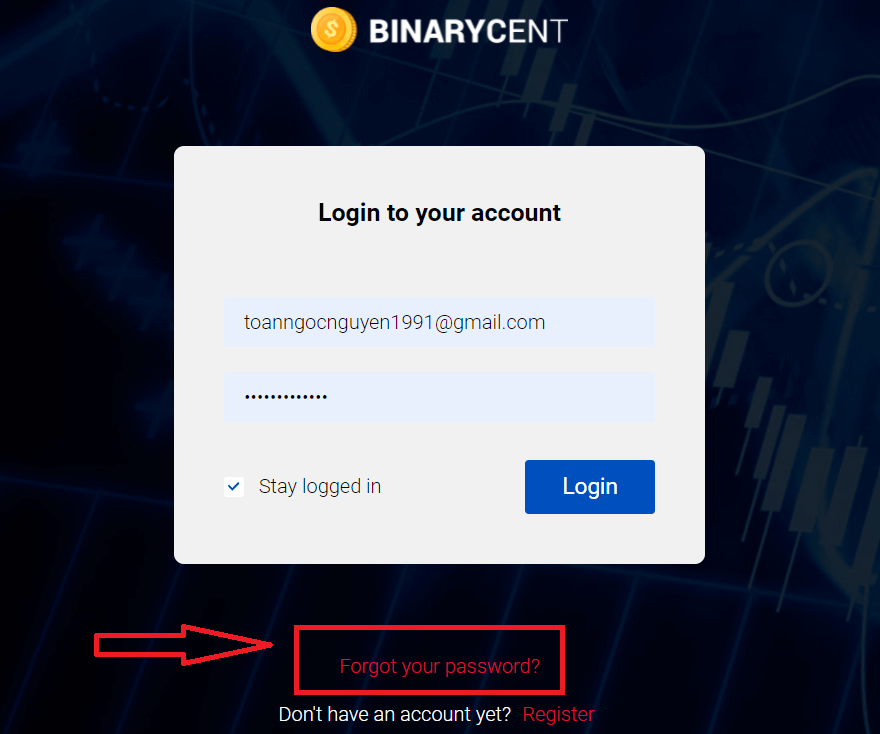 Binarycentでログインしてお金を入金する方法