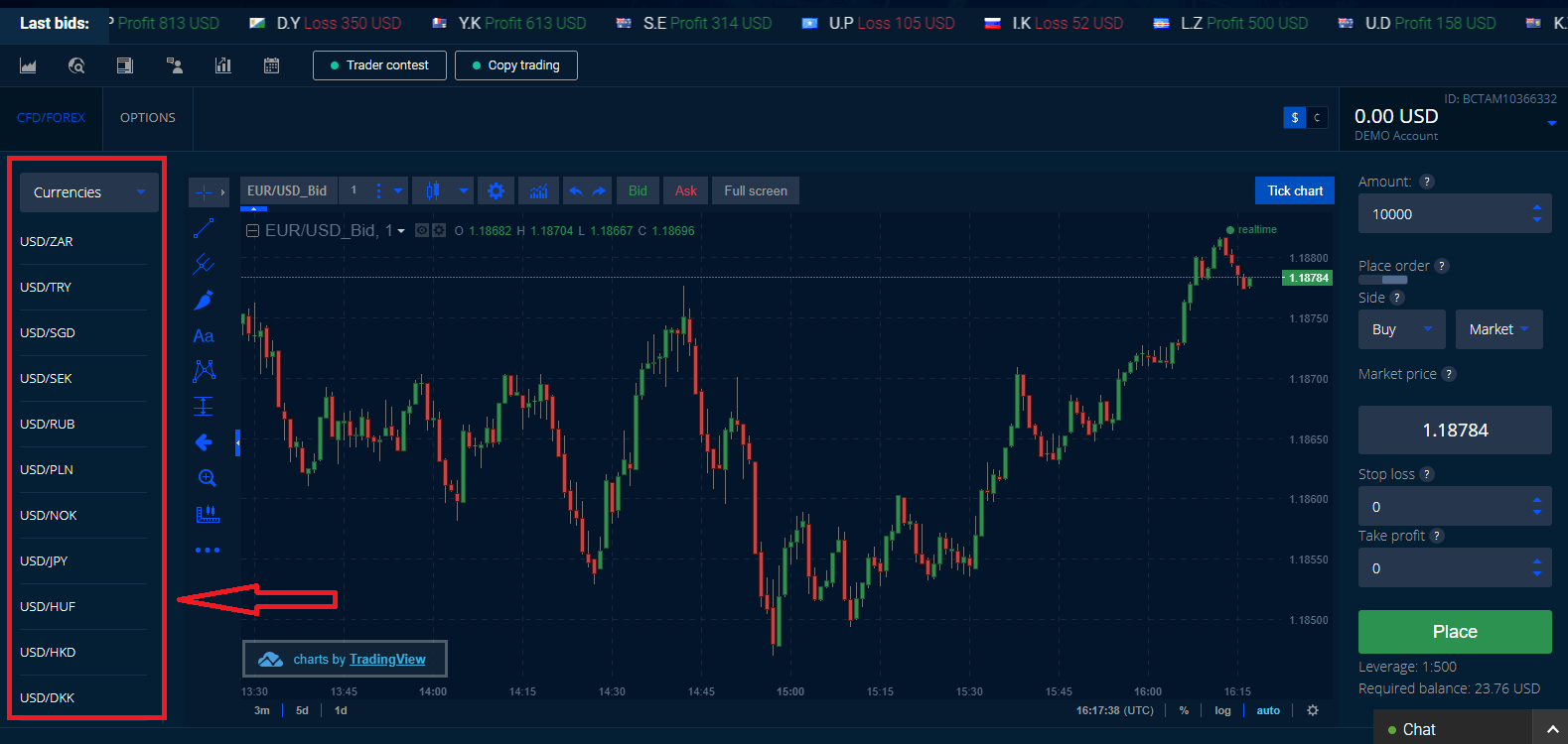 How to Trade Forex/CFD at Binarycent How to Trade Forex/CFD at Binarycent