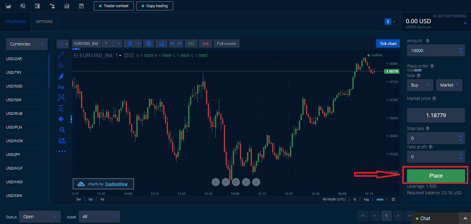How to Trade Forex/CFD at Binarycent How to Trade Forex/CFD at Binarycent